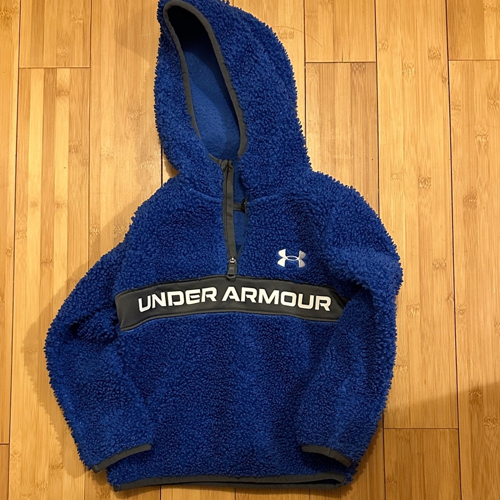 Under Armour Kids Royal Blue Sherpa Hoodie